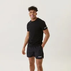 BJØRN BORG Borg Breeze T-shirt, Black Beauty -Udstyr og tilbehør butik 10000166 BK001R Bjorn Borg Borg Breeze T shirt Black Beauty 04 0821