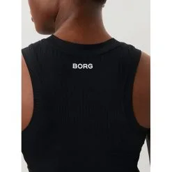 BJØRN BORG Borg Rib Tank, Black Beauty -Udstyr og tilbehør butik 10000580 BK001R Bjorn Borg Rib Tank Black Beauty 03 jan22