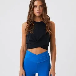 BJØRN BORG Borg Cross Tank, Black Beauty