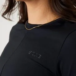 BJØRN BORG Borg Cross Long Sleeve, Black Beauty -Udstyr og tilbehør butik 10001269 BK001R Borg Cross Long Sleeve Black Beauty 0123