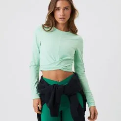 BJØRN BORG Borg Cross Long Sleeve, Hemlock -Udstyr og tilbehør butik 10001269 GN079R BJORNBORG Cross Long Sleeve Hemlock 0123 4