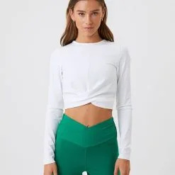 BJØRN BORG Borg Cross Long Sleeve, Brilliant White