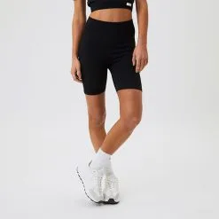 BJØRN BORG Borg Seamless Rib Shorts, Black Beauty