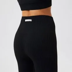 BJØRN BORG Borg Seamless Rib Tights, Black Beauty -Udstyr og tilbehør butik 10002171 BK001 Borg Seamless RibTights Black Beauty feb23 4