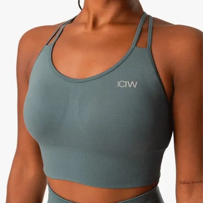 ICANIWILL ICIW Define Seamless Sport Bra, Jungle Green 10 ICANIWILL ICIW Define Seamless Sport Bra, Jungle Green - Billede 8