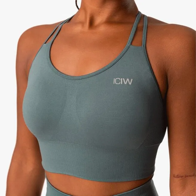 ICANIWILL ICIW Define Seamless Sport Bra, Jungle Green 5 ICANIWILL ICIW Define Seamless Sport Bra, Jungle Green - Billede 3