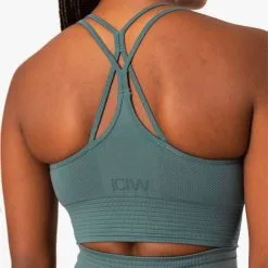 ICANIWILL ICIW Define Seamless Sport Bra, Jungle Green 25 ICANIWILL ICIW Define Seamless Sport Bra, Jungle Green -Udstyr og tilbehør butik 10222 051R ICIW Define Seamless Sports Bra Jungle Green 04 0920 1