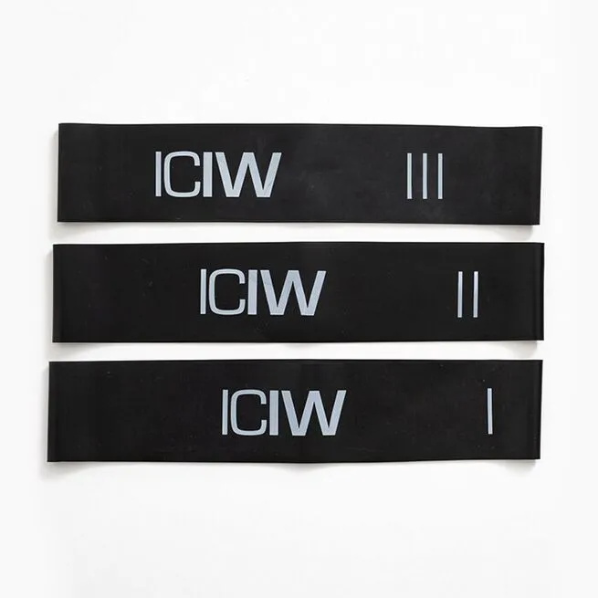 ICANIWILL ICIW Mini Bands 3-pack, Black 5 ICANIWILL ICIW Mini Bands 3-pack, Black - Billede 3