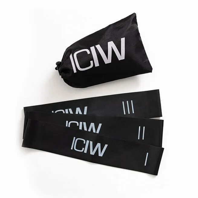 ICANIWILL ICIW Mini Bands 3-pack, Black 3 ICANIWILL ICIW Mini Bands 3-pack, Black