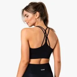 ICANIWILL ICIW Define Seamless Sport Bra, Black -Udstyr og tilbehør butik 10496 001R ICIW Define Seamless Sports Bra Black 02 0920 2
