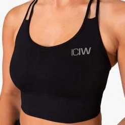 ICANIWILL ICIW Define Seamless Sport Bra, Black -Udstyr og tilbehør butik 10496 001R ICIW Define Seamless Sports Bra Black 03 0920 1