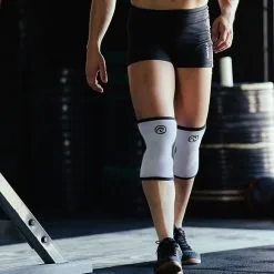 REHBAND RX Knee Sleeve, 5mm, White/Black 17 REHBAND RX Knee Sleeve, 5mm, White/Black -Udstyr og tilbehør butik 105301 010r rehband rx knee support 5mm white 7