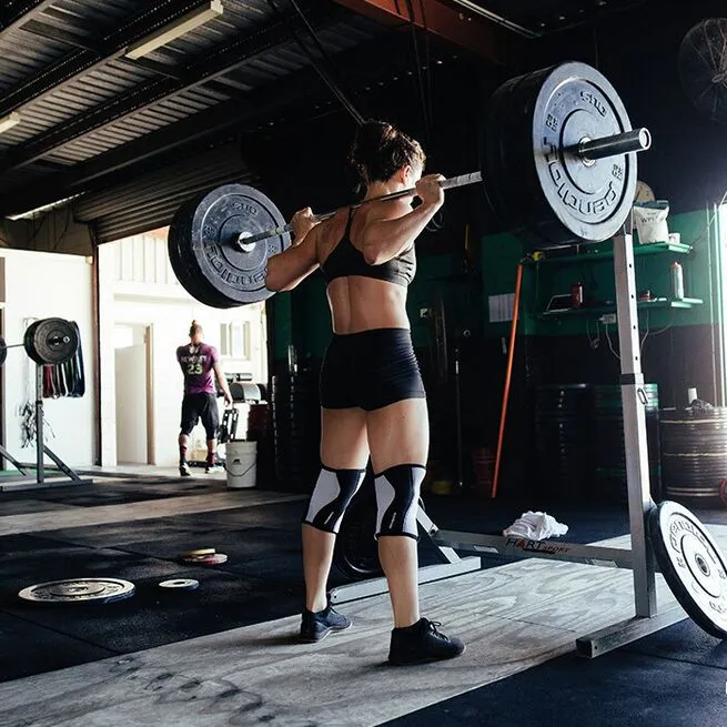 REHBAND RX Knee Sleeve, 5mm, White/Black 8 REHBAND RX Knee Sleeve, 5mm, White/Black - Billede 6