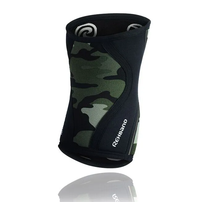 REHBAND RX Knee Sleeve, 5mm, Camo/Black 5 REHBAND RX Knee Sleeve, 5mm, Camo/Black - Billede 3