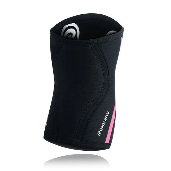 REHBAND RX Knee Sleeve, 7mm, Black/Pink 5 REHBAND RX Knee Sleeve, 7mm, Black/Pink - Billede 3