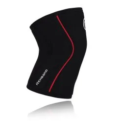 REHBAND RX Knee Sleeve, 7mm, Black/Red -Udstyr og tilbehør butik 105436 020r rx knee sleeve 7mm black red 3