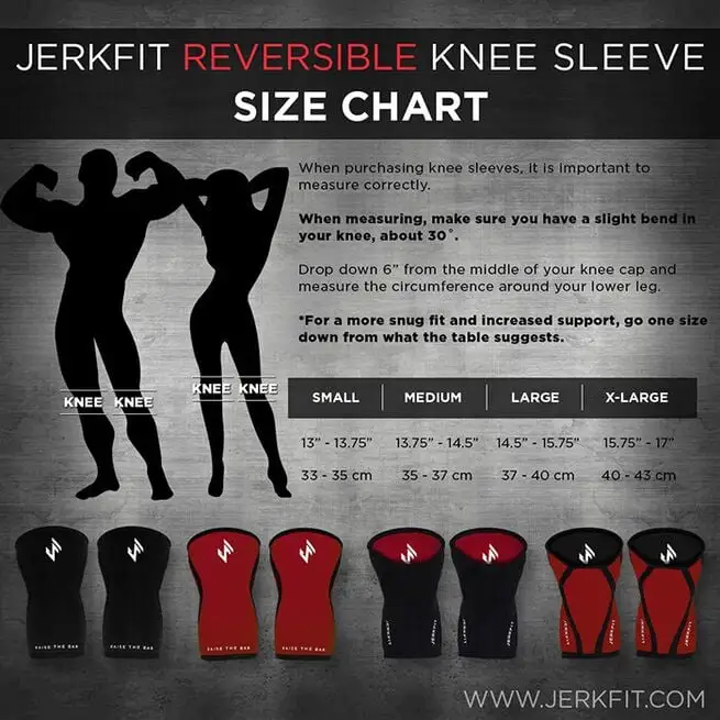Jerkfit Reversible Knee Sleeves 5 Jerkfit Reversible Knee Sleeves - Billede 3