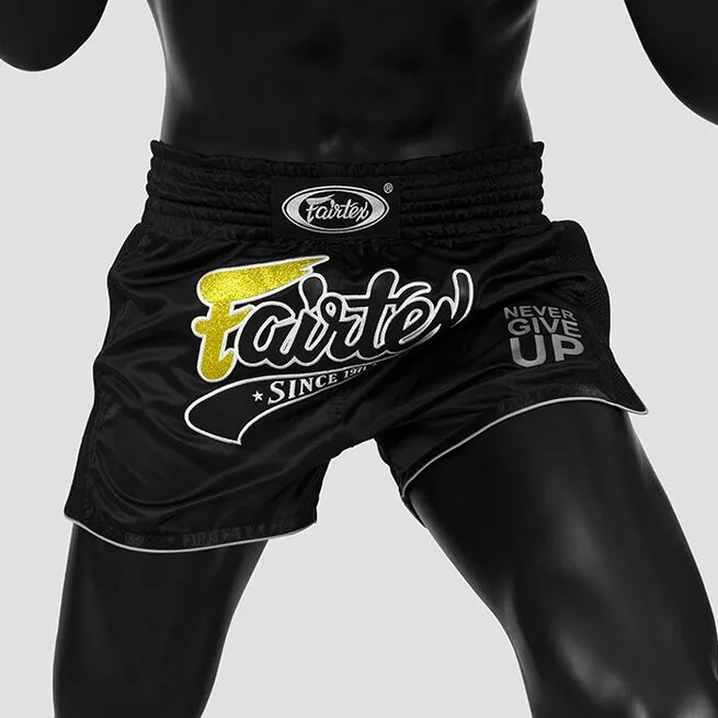 Fairtex BS1708, Muay Thai Shorts, Black 3 Fairtex BS1708, Muay Thai Shorts, Black