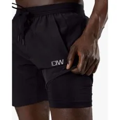 ICANIWILL Workout 2-in-1 Shorts, Black -Udstyr og tilbehør butik 10845 001R ICIW Workout 2in1 Shorts Black juli20 04