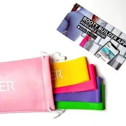 Booty Builder Mini Bands, Pink, 4-Pack -Udstyr og tilbehør butik 1087 03 booty builder mini bands pink 4 pack 3