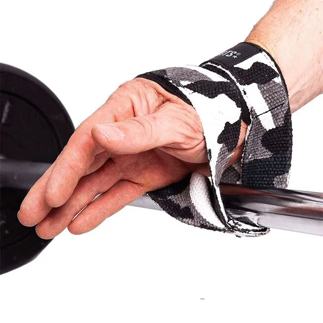 C.P. SPORTS Figure 8 Straps - Lifting Loops, White Camo, One Size 6 C.P. SPORTS Figure 8 Straps - Lifting Loops, White Camo, One Size - Billede 4