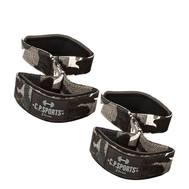 C.P. SPORTS Figure 8 Straps - Lifting Loops, White Camo, One Size 8 C.P. SPORTS Figure 8 Straps - Lifting Loops, White Camo, One Size - Billede 6