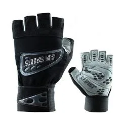 C.P. SPORTS Wrist Wrap Glove, Black