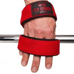 C.P. SPORTS Figure 8 Straps - Lifting Loops, Red, One Size -Udstyr og tilbehør butik 1089 53 3