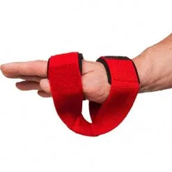 C.P. SPORTS Figure 8 Straps - Lifting Loops, Red, One Size -Udstyr og tilbehør butik 1089 53 5