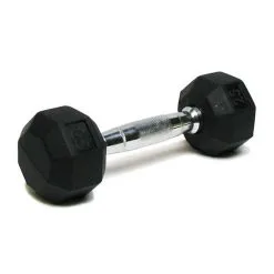 Spri Deluxe Rubber Dumbbell