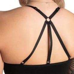 Better Bodies Astoria Seamless Bra, Black Melange -Udstyr og tilbehør butik 110886920R BetterBodies Astoria Seamless Bra Black Melange mars23 5