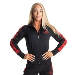 Better Bodies Chelsea Track Jacket, Black/Red