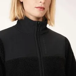 Röhnisch Phoebe Pile Jacket, Black -Udstyr og tilbehør butik 1110890001R Rohnisch Phoebe Pile Jacket Black 2 0122