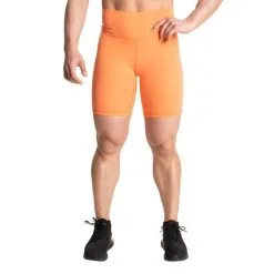Better Bodies Core Biker Shorts, Coral Orange