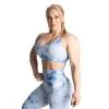 Better Bodies Tie Dye Sport Bra, Blue Tie Dye