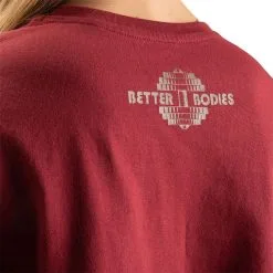 Better Bodies Team Onesize Tee, Sangria Red, OS -Udstyr og tilbehør butik 111132392102 BetterBodies Team Onesize Tee SangriaRed mars23 5