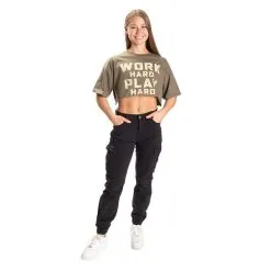 Better Bodies Work Hard Onesize Tee, Washed Green, OS -Udstyr og tilbehør butik 111134664102 BetterBodies Work Hard Onesize Tee Washed Green mars23 6