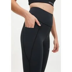 Röhnisch Flattering High Waist 7/8 Tights, Black -Udstyr og tilbehør butik 1114410001R Rohnisch Flattering High Waist Tights Black 03 nov2