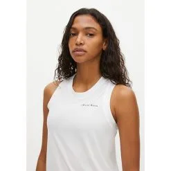 Röhnisch Rib Cropped Singlet, White -Udstyr og tilbehør butik 1115680010R Rohnisch Rib Cropped Singlet White 03 jan23