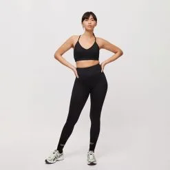 Röhnisch Soft High Waist Tights, Black -Udstyr og tilbehør butik 1117060001R Rohnisch Soft High Waist Tights Black 0123 3