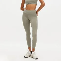 Röhnisch Soft High Waist Tights, Vetiver Green