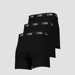 ICANIWILL Boxer 3-Pack, Black -Udstyr og tilbehør butik 11363 001R ICANIWILL Boxer 3 Pack Black 02 0321 2