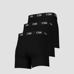 ICANIWILL Boxer 3-Pack, Black/Teal -Udstyr og tilbehør butik 11363 001R ICANIWILL Boxer 3 Pack Black 02 0321