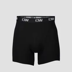 ICANIWILL Boxer 3-Pack, Black/Teal -Udstyr og tilbehør butik 11363 001R ICANIWILL Boxer 3 Pack Black 03 0321