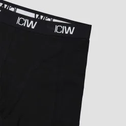 ICANIWILL Boxer 3-Pack, Black/Teal -Udstyr og tilbehør butik 11363 001R ICANIWILL Boxer 3 Pack Black 06 0321