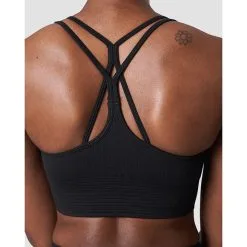 ICANIWILL Ribbed Define Seamless Sports Bra, Black -Udstyr og tilbehør butik 11366 001R ICANIWILL Define Ribbed Sports Bra Black 04 mars21