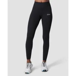 ICANIWILL Ribbed Define Seamless Tights, Black