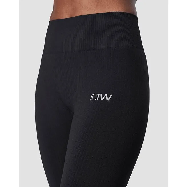 ICANIWILL Ribbed Define Seamless Tights, Black 5 ICANIWILL Ribbed Define Seamless Tights, Black - Billede 3
