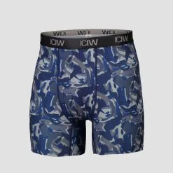 ICANIWILL Sport Boxer 2-Pack, Navy/Grey -Udstyr og tilbehør butik 11376 188R ICANIWILL Sport Boxer 2 Pack Navy Grey 03 0321