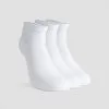 ICANIWILL 3-Pack Ankle Sock, White -Udstyr og tilbehør butik 11572 002R ICANIWILL 3 Pack Ankle Sock White 01 0922